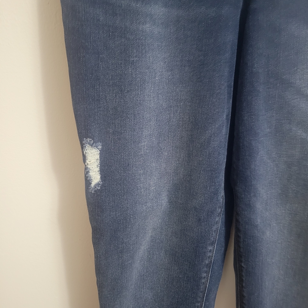 Womens Spanx Distressed Denim Legging Size Large - Picture 4 of 7